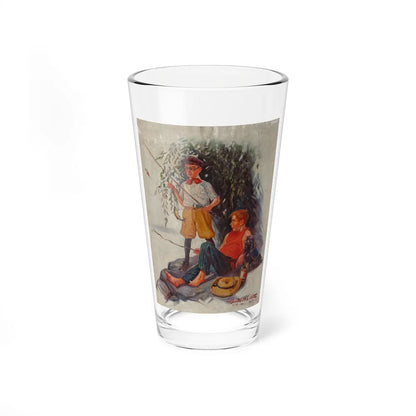 Summer Break (2), 1920 (Magazine Illustration) Pint Glass 16oz-16oz-Go Mug Yourself