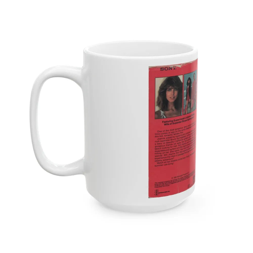 SUMMER FANTASY (VHS COVER) - White Coffee Mug-Go Mug Yourself