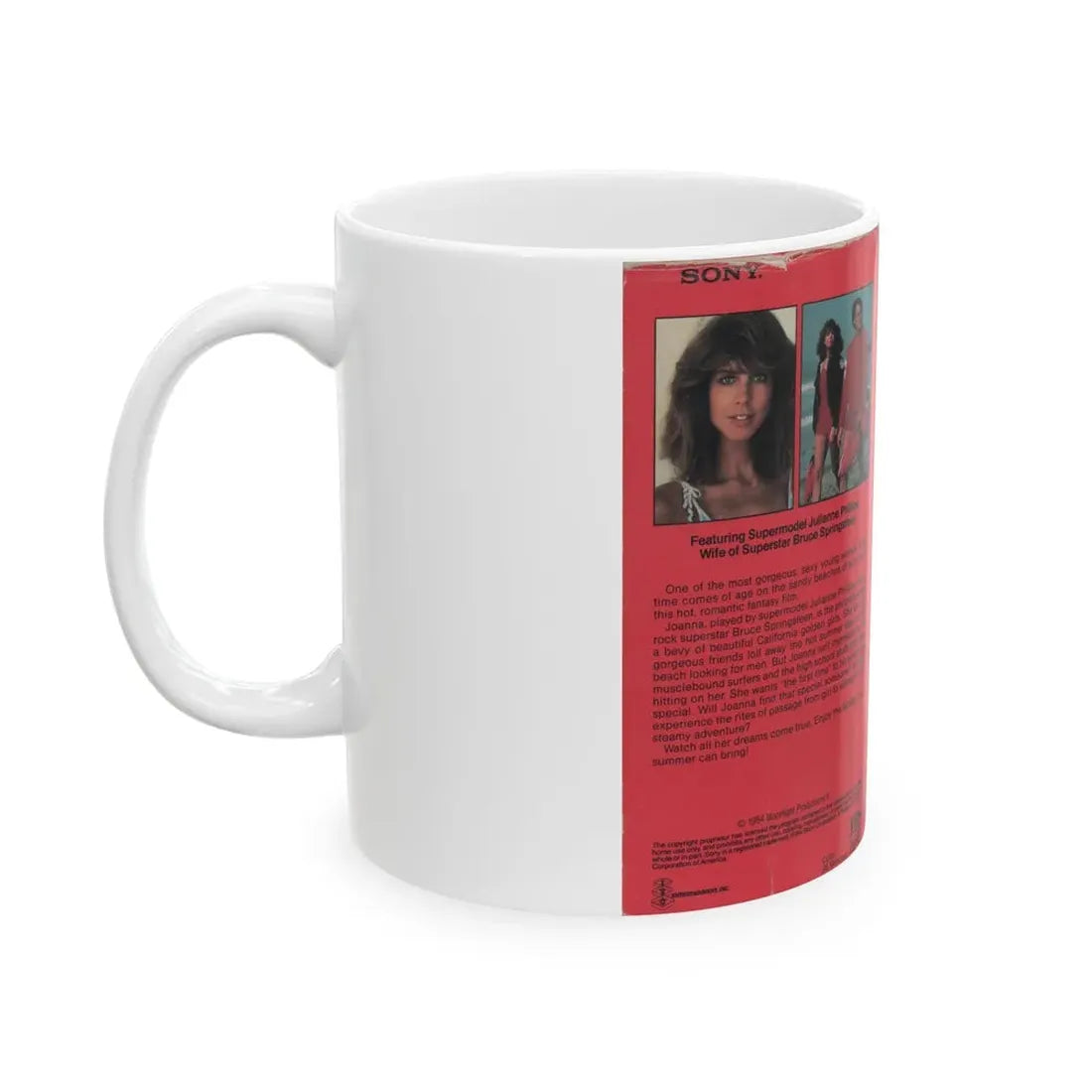 SUMMER FANTASY (VHS COVER) - White Coffee Mug - Go Mug Yourself