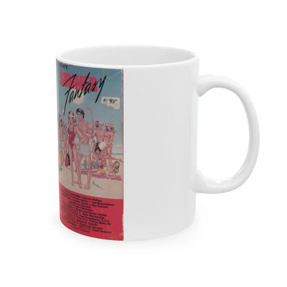 SUMMER FANTASY (VHS COVER) - White Coffee Mug-Go Mug Yourself