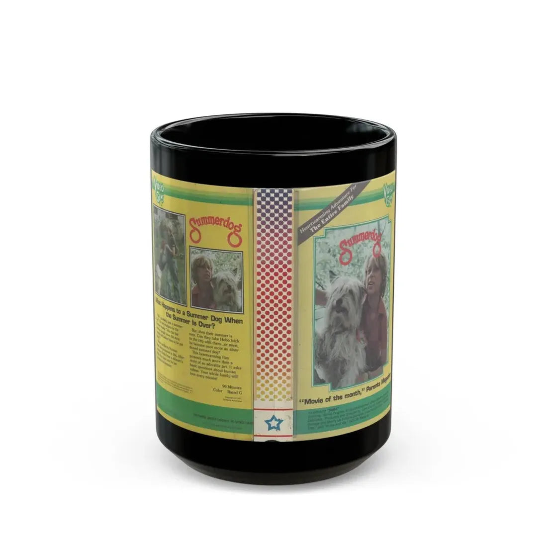 SUMMERDOG (VHS COVER) - Black Coffee Mug 15oz - Go Mug Yourself