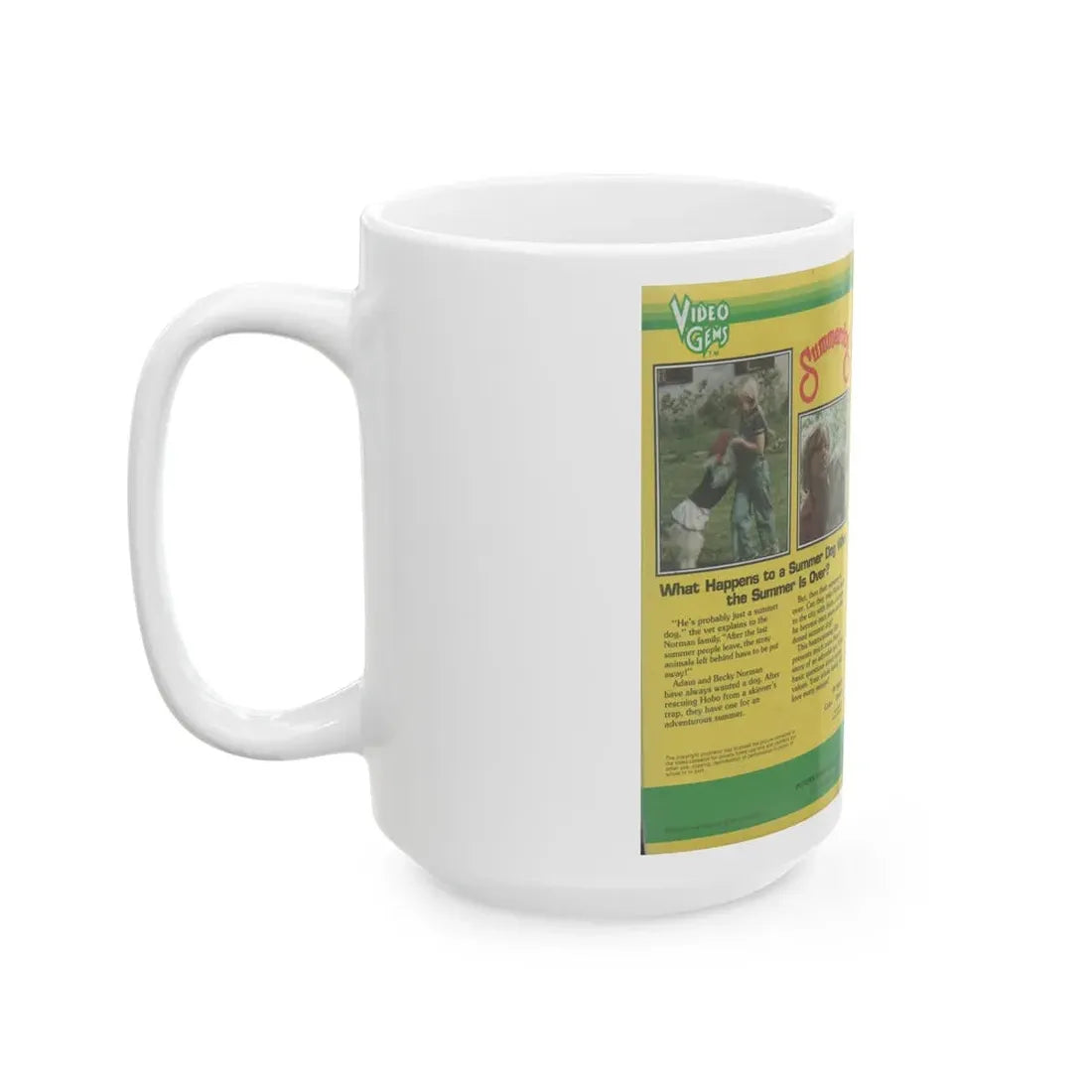 SUMMERDOG (VHS COVER) - White Coffee Mug - Go Mug Yourself