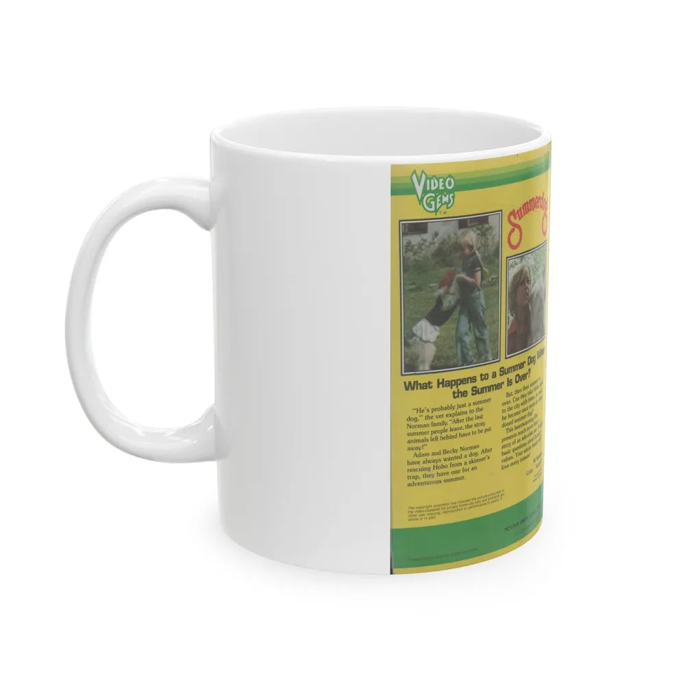 SUMMERDOG (VHS COVER) - White Coffee Mug-Go Mug Yourself