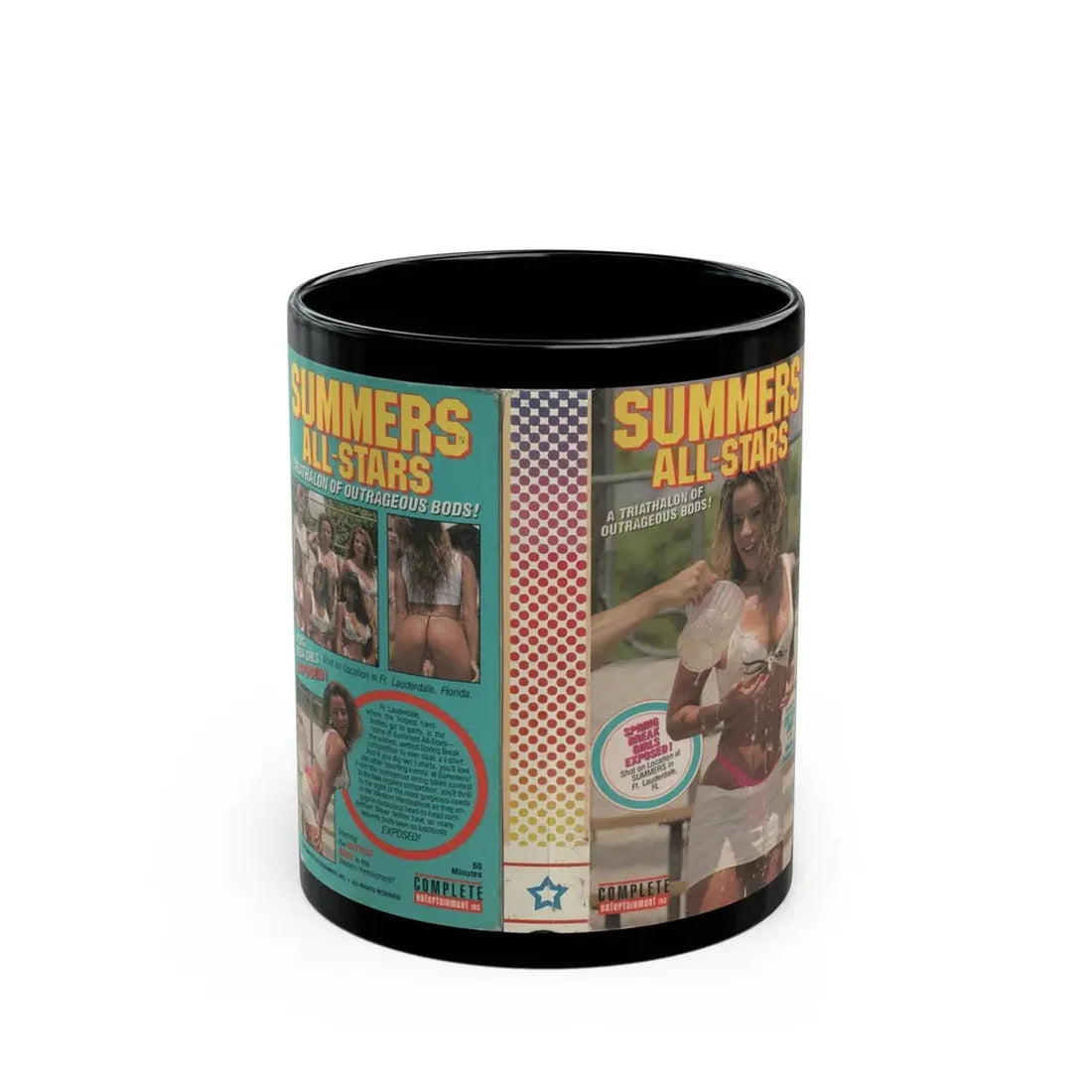 SUMMERS ALL STARS (VHS COVER) - Black Coffee Mug 11oz - Go Mug Yourself