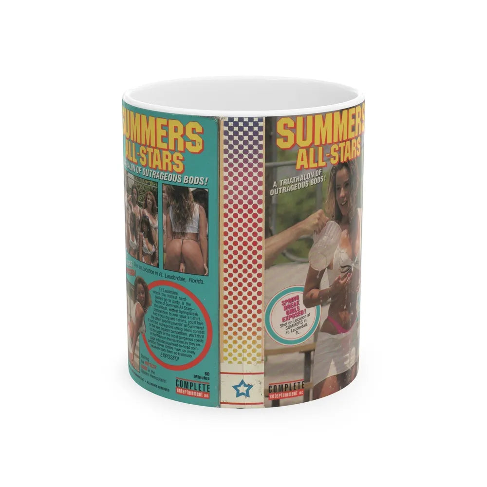 SUMMERS ALL STARS (VHS COVER) - White Coffee Mug-11oz-Go Mug Yourself