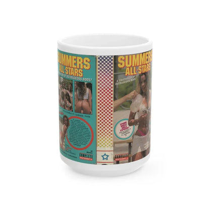 SUMMERS ALL STARS (VHS COVER) - White Coffee Mug 15oz - Go Mug Yourself