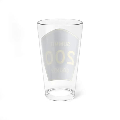 Summit County 200 (Ohio) (Road Sign) Pint Glass 16oz - Go Mug Yourself