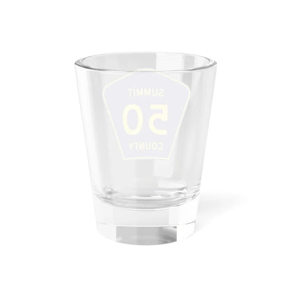 Summit County 50 (Ohio) (Road Sign) Shot Glass 1.5oz - Go Mug Yourself
