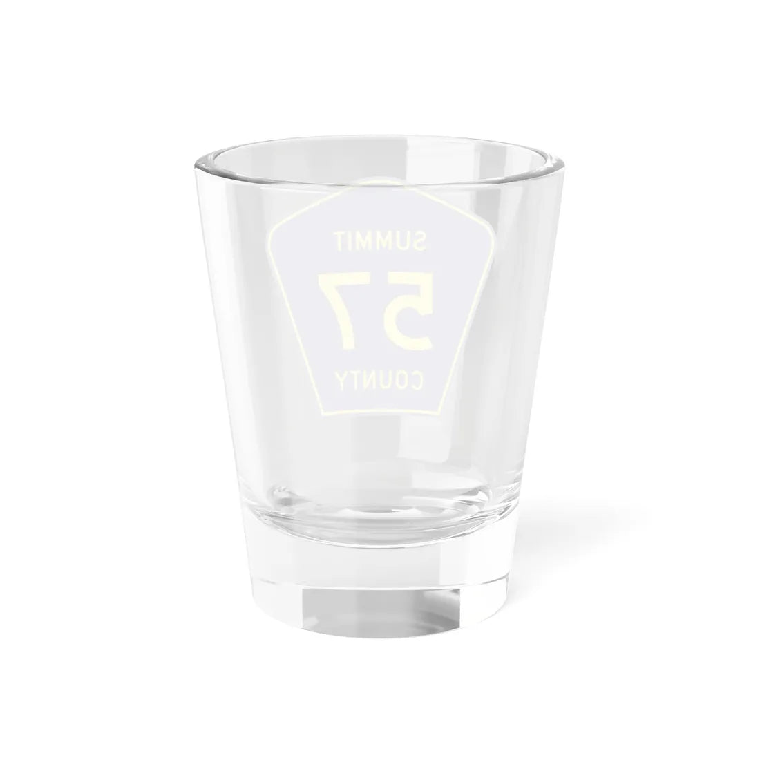 Summit County 57 (Ohio) (Road Sign) Shot Glass 1.5oz - Go Mug Yourself