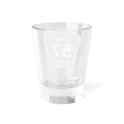 Summit County 57 (Ohio) (Road Sign) Shot Glass 1.5oz - Go Mug Yourself