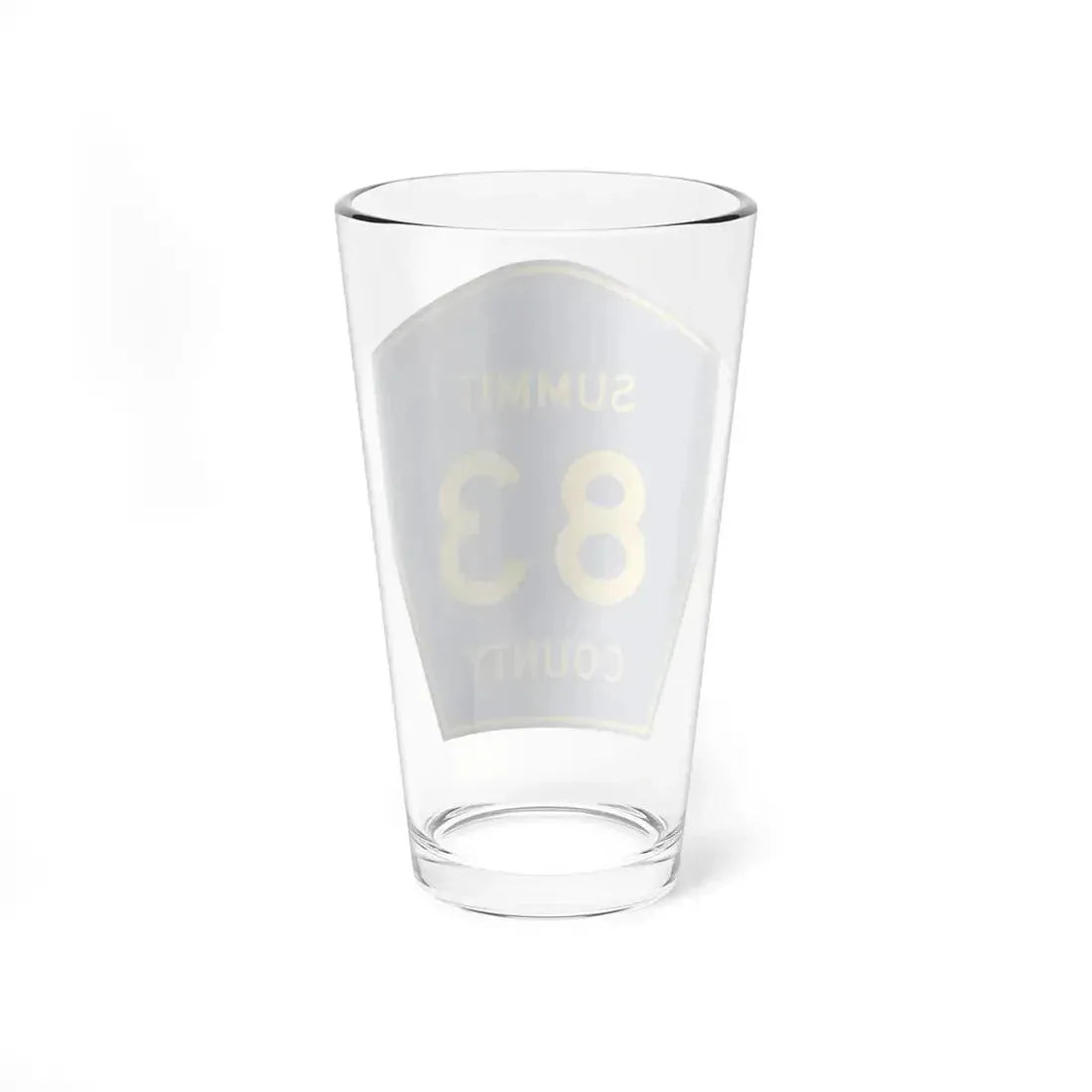 Summit County 83 (Ohio) (Road Sign) Pint Glass 16oz - Go Mug Yourself