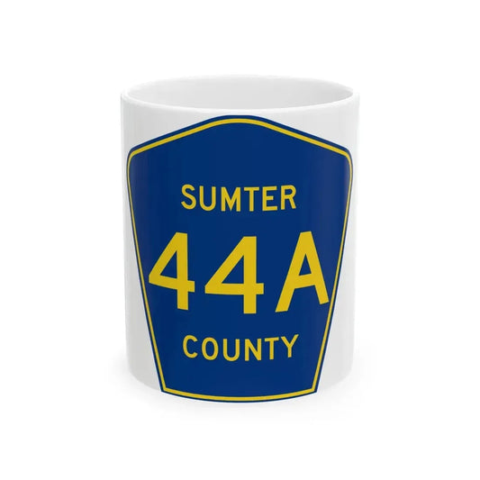 Sumter County 44A (Florida) (Road Sign) White Coffee Mug 11oz - Go Mug Yourself