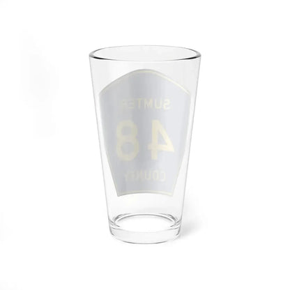 Sumter County 48 (Florida) (Road Sign) Pint Glss 16oz - Go Mug Yourself