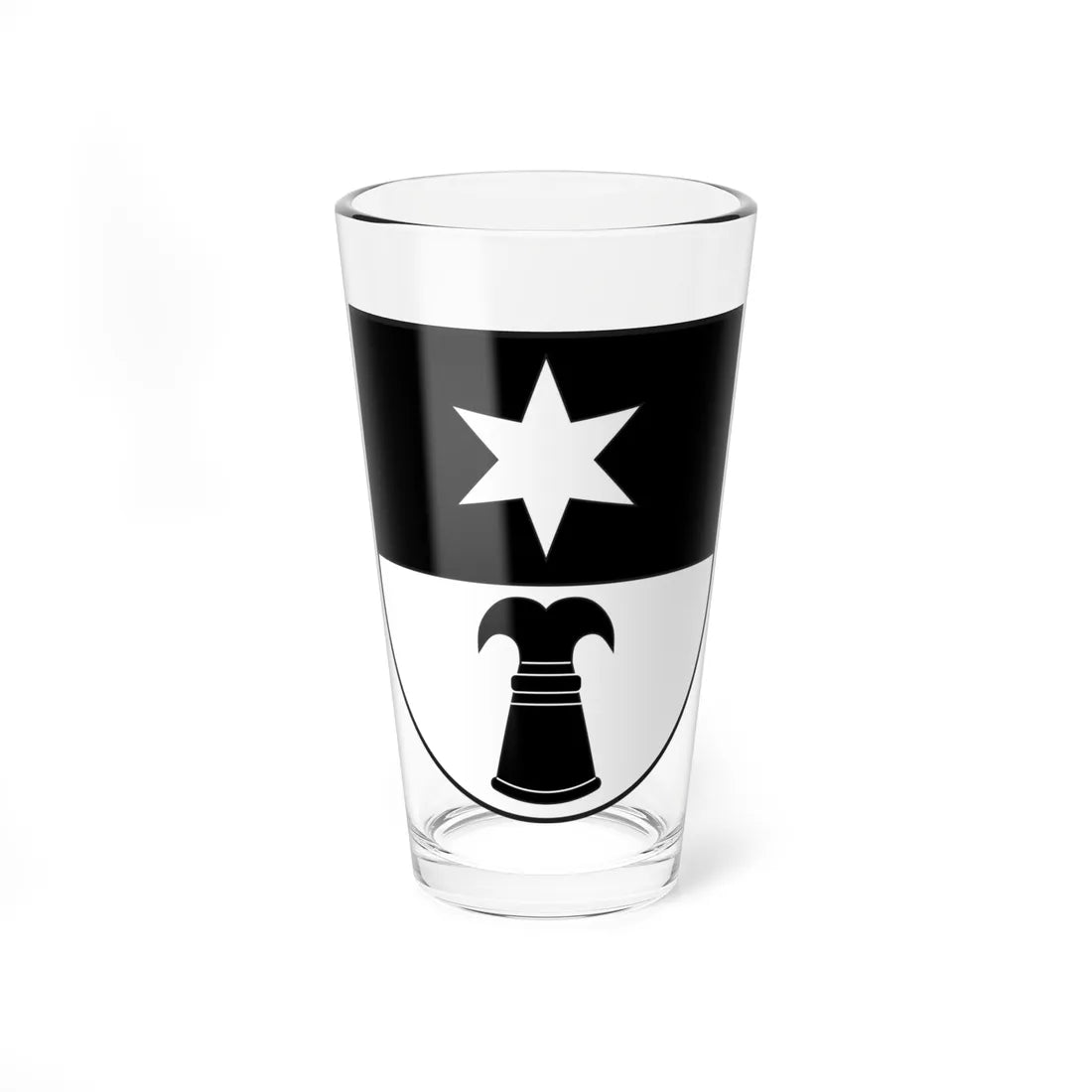 Sumvitg wappen (Switzerland) (Coat of Arms) Pint Glass 16oz 16oz - Go Mug Yourself