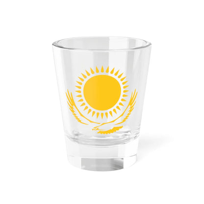 Sun and Eagle (Kazakhstan) (Coat of Arms) Shot Glass 1.5oz 1.5oz - Go Mug Yourself