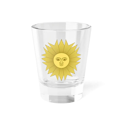 Sun of May South Peru (Peru) (Coat of Arms) Shot Glass 1.5oz 1.5oz - Go Mug Yourself