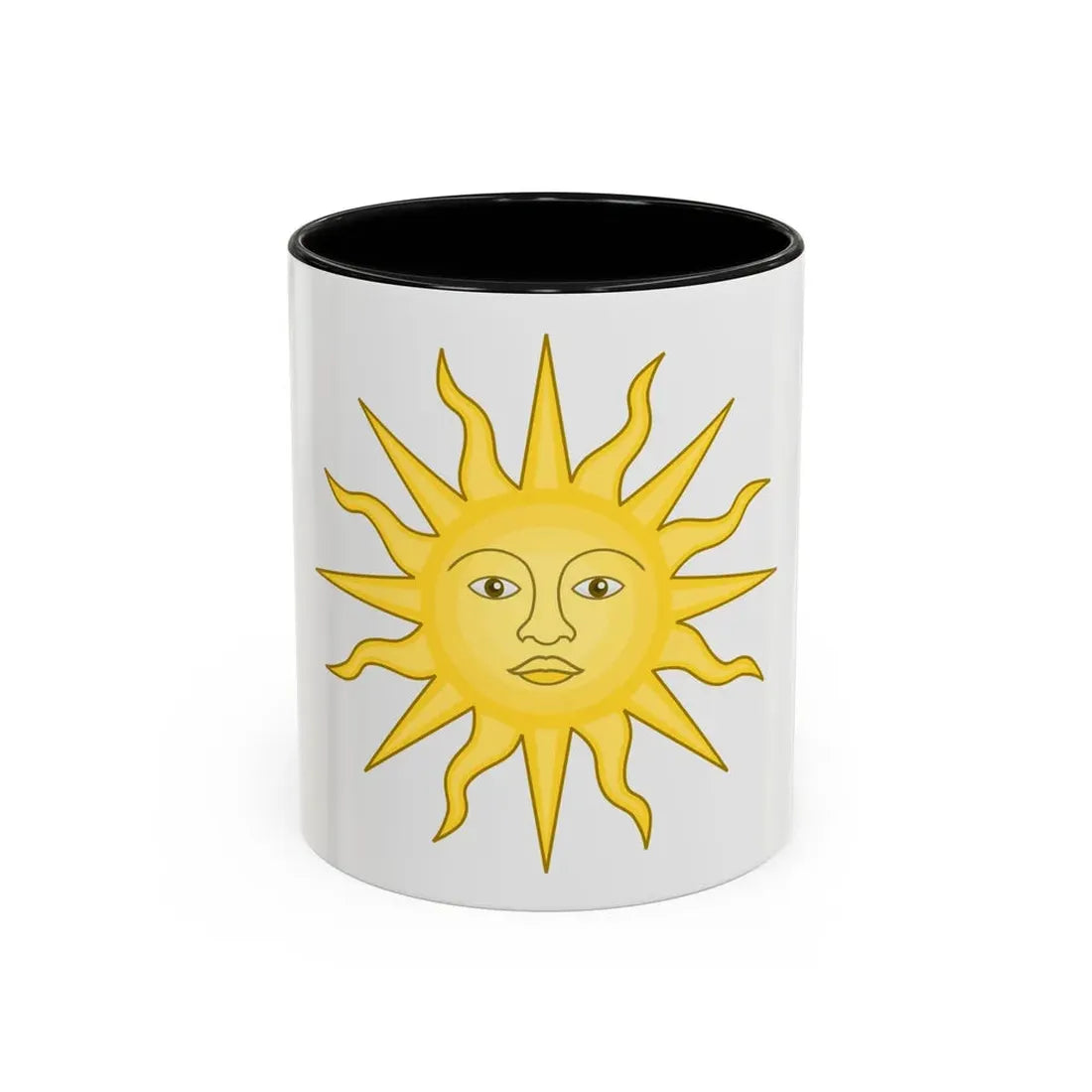 Sun of York - Accent Coffee Mug 11oz Black - Go Mug Yourself