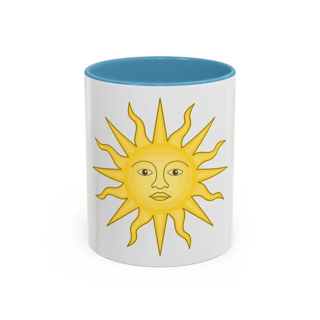 Sun of York - Accent Coffee Mug 11oz Light Blue - Go Mug Yourself