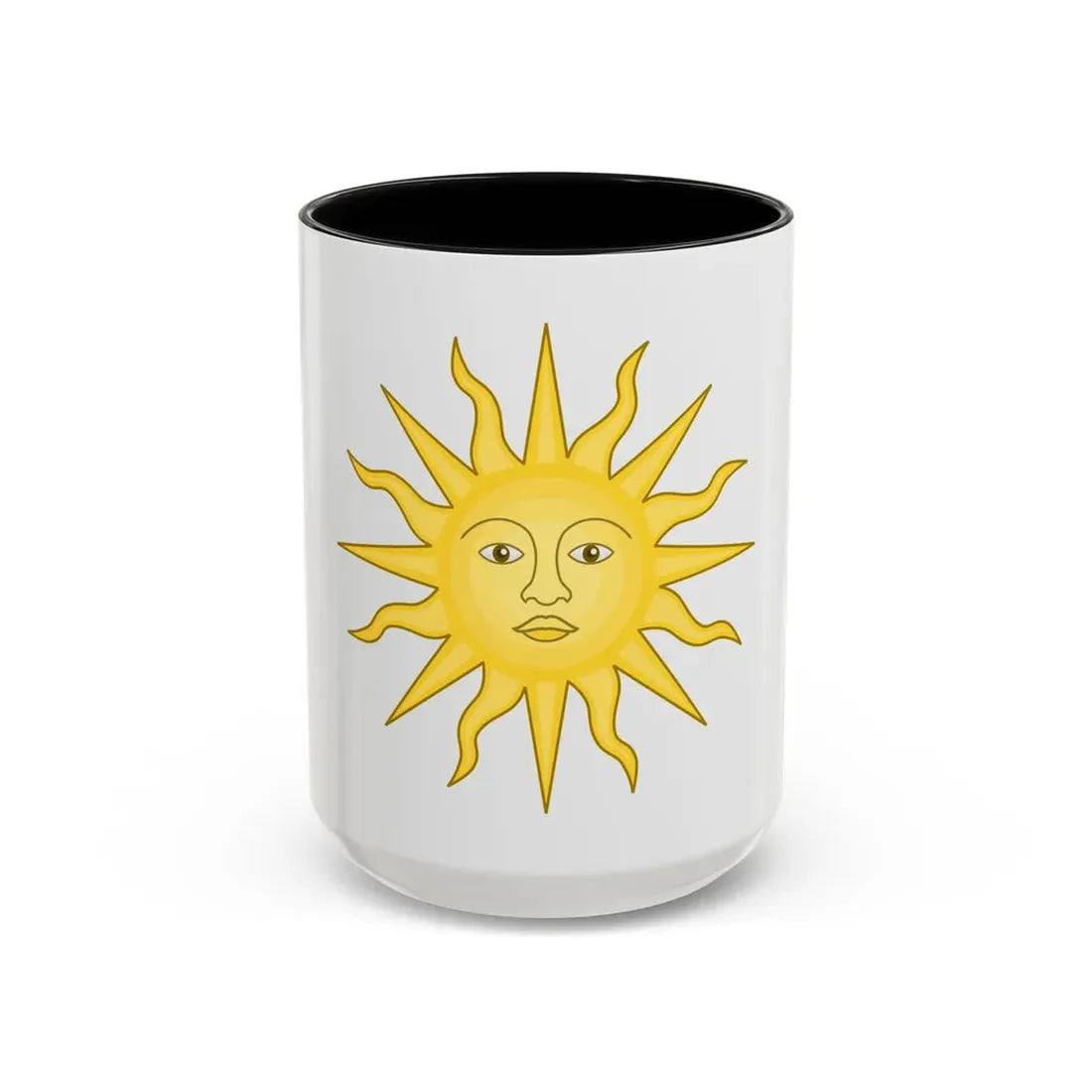 Sun of York - Accent Coffee Mug 15oz Black - Go Mug Yourself