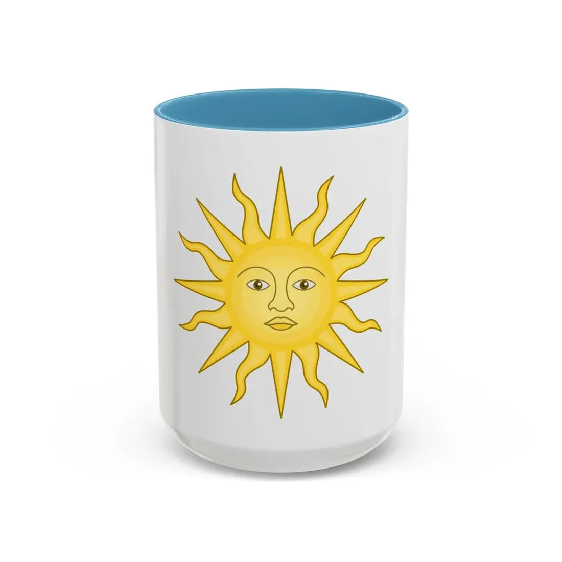 Sun of York - Accent Coffee Mug 15oz Light Blue - Go Mug Yourself