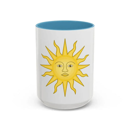 Sun of York - Accent Coffee Mug 15oz Light Blue - Go Mug Yourself