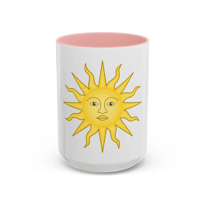 Sun of York - Accent Coffee Mug 15oz Pink - Go Mug Yourself