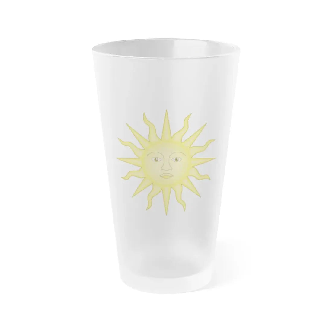 Sun of York - Frosted Pint Glass 16oz 16oz Frosted - Go Mug Yourself
