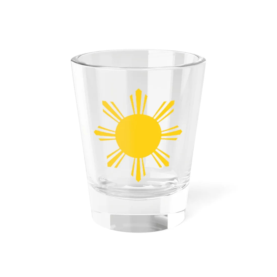Sun Symbol of the National Flag of the Philippines (Philippines) Shot Glass 1.5oz 1.5oz - Go Mug Yourself