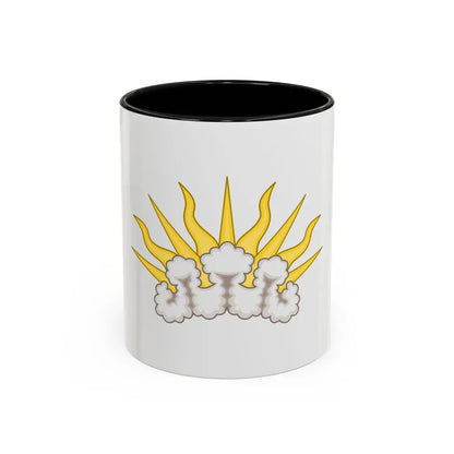 Sunburst Badge - Accent Coffee Mug 11oz Black - Go Mug Yourself