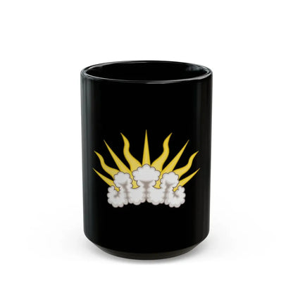 Sunburst Badge - Black Coffee Mug 15oz - Go Mug Yourself