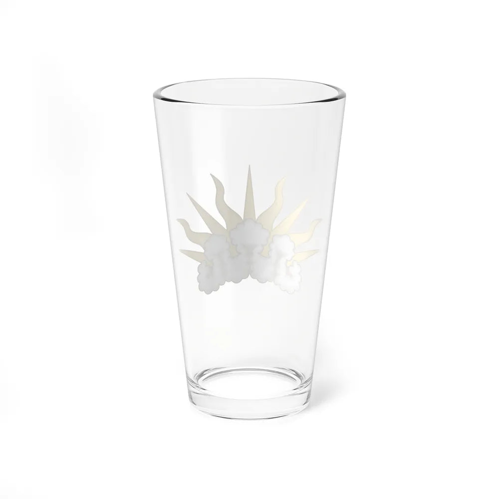 Sunburst Badge - Pint Glass 16oz-Go Mug Yourself