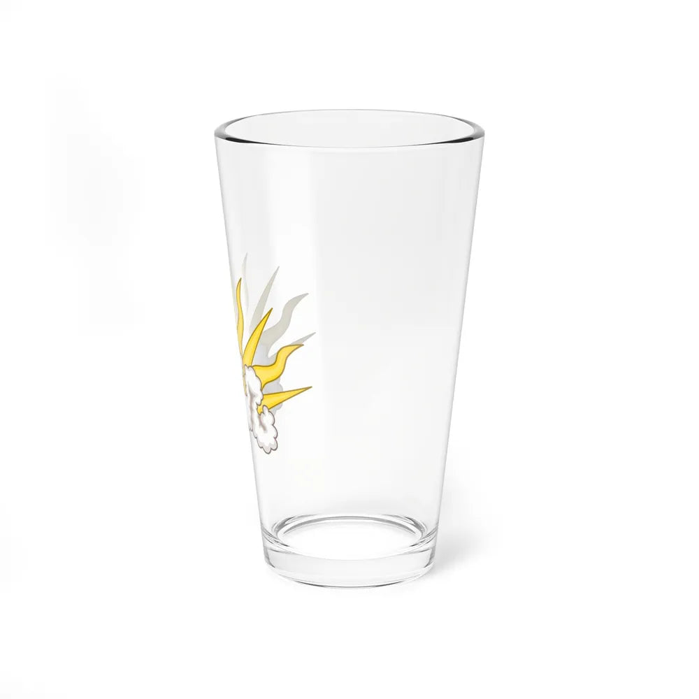 Sunburst Badge - Pint Glass 16oz-Go Mug Yourself