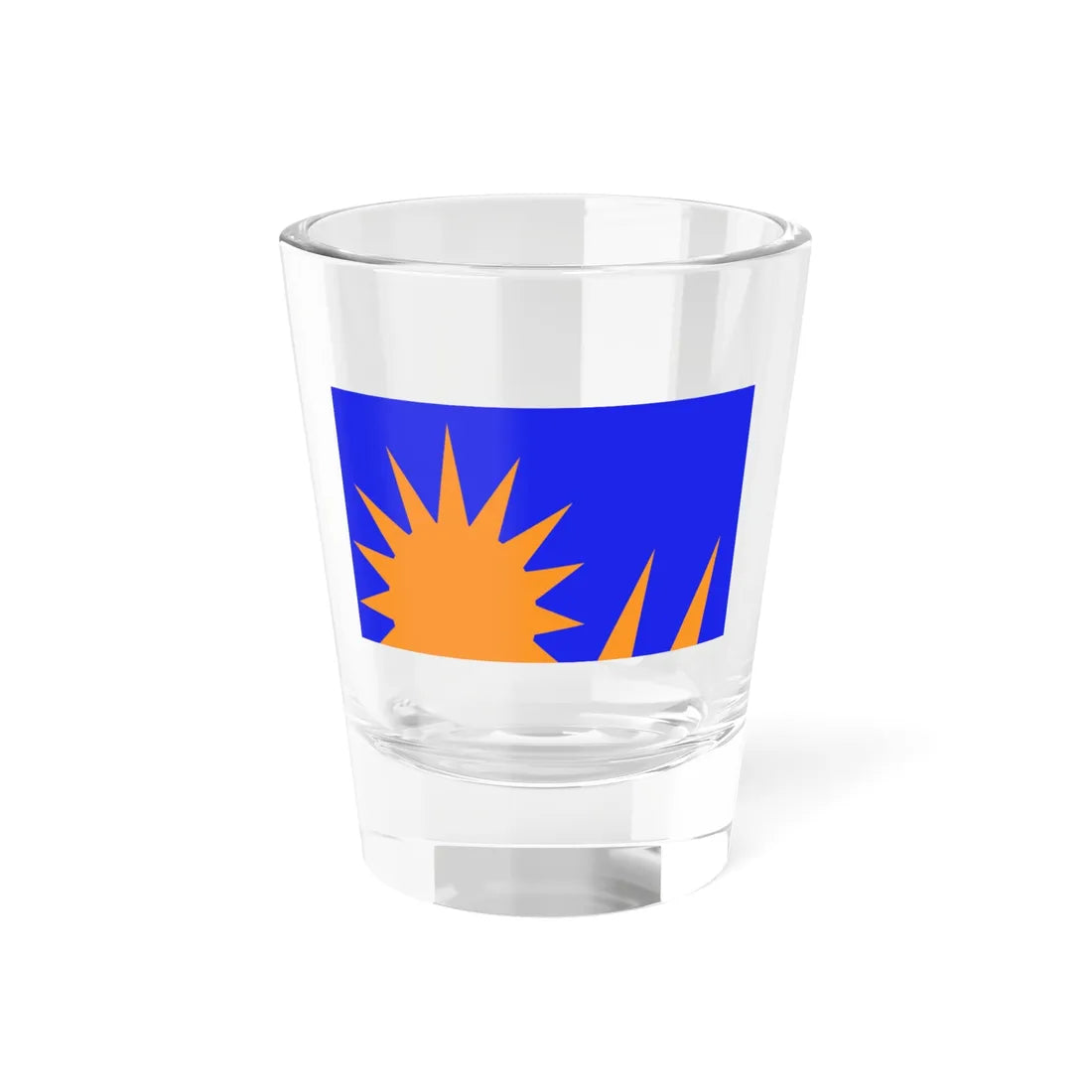 Sunburst Flag Barrys rock (Ireland) Shot Glass 1.5oz 1.5oz - Go Mug Yourself