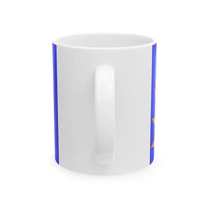 Sunburst Flag Barrys rock (Ireland) White Coffee Mug - Go Mug Yourself