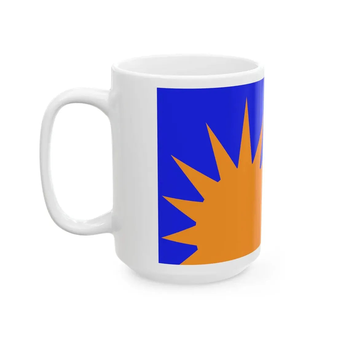 Sunburst Flag Barrys rock (Ireland) White Coffee Mug - Go Mug Yourself