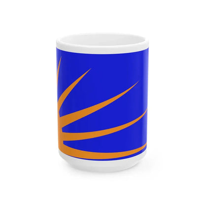 Sunburst Flag FOTW (Ireland) White Coffee Mug 15oz - Go Mug Yourself