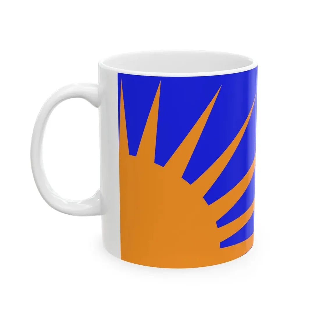 Sunburst Flag FOTW (Ireland) White Coffee Mug - Go Mug Yourself