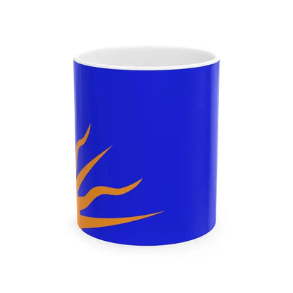 Sunburst Flag (Ireland) White Coffee Mug 11oz - Go Mug Yourself
