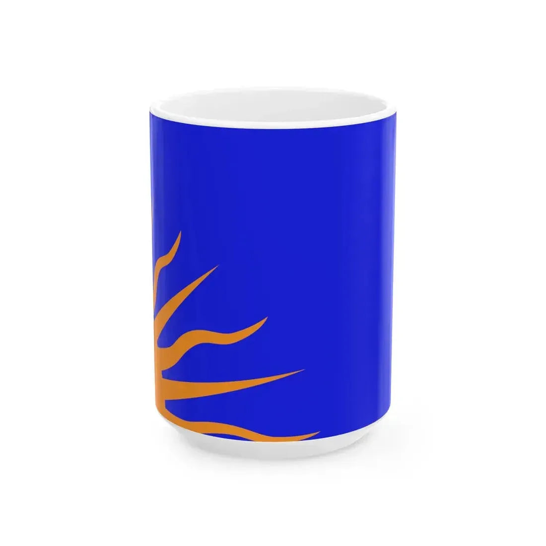 Sunburst Flag (Ireland) White Coffee Mug 15oz - Go Mug Yourself