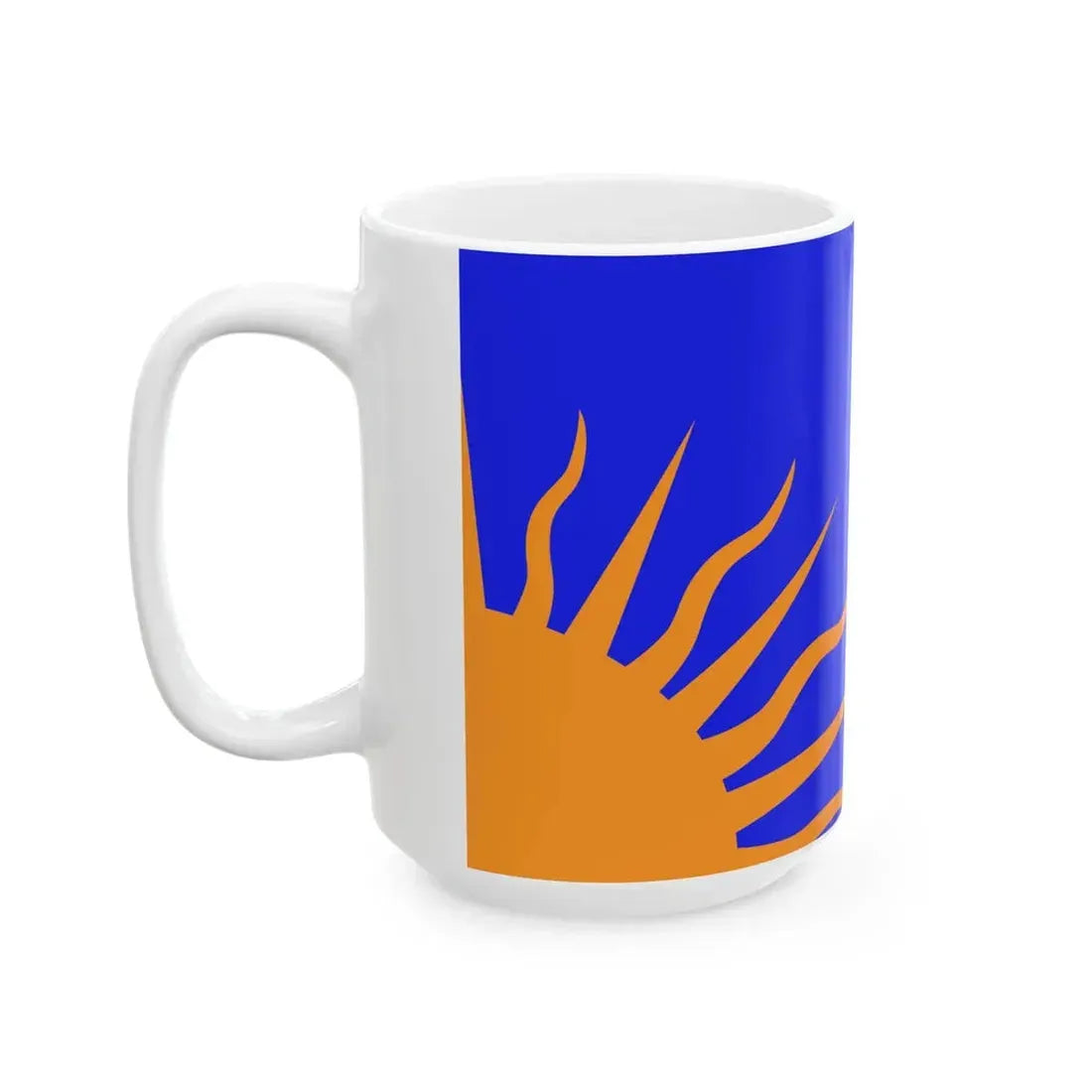 Sunburst Flag (Ireland) White Coffee Mug - Go Mug Yourself