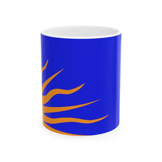 Sunburst Flag Variant (Ireland) White Coffee Mug 11oz - Go Mug Yourself