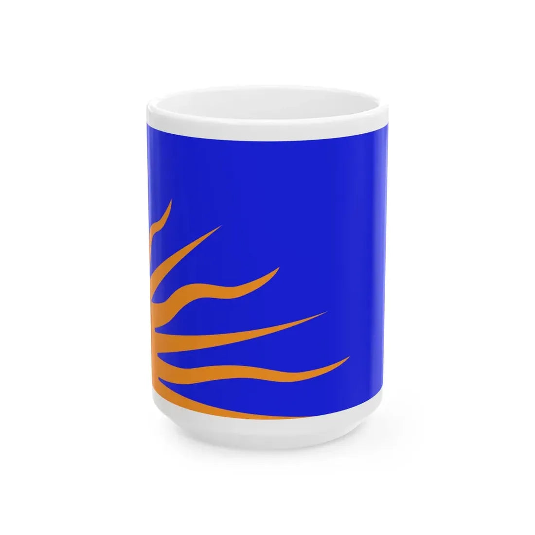 Sunburst Flag Variant (Ireland) White Coffee Mug 15oz - Go Mug Yourself