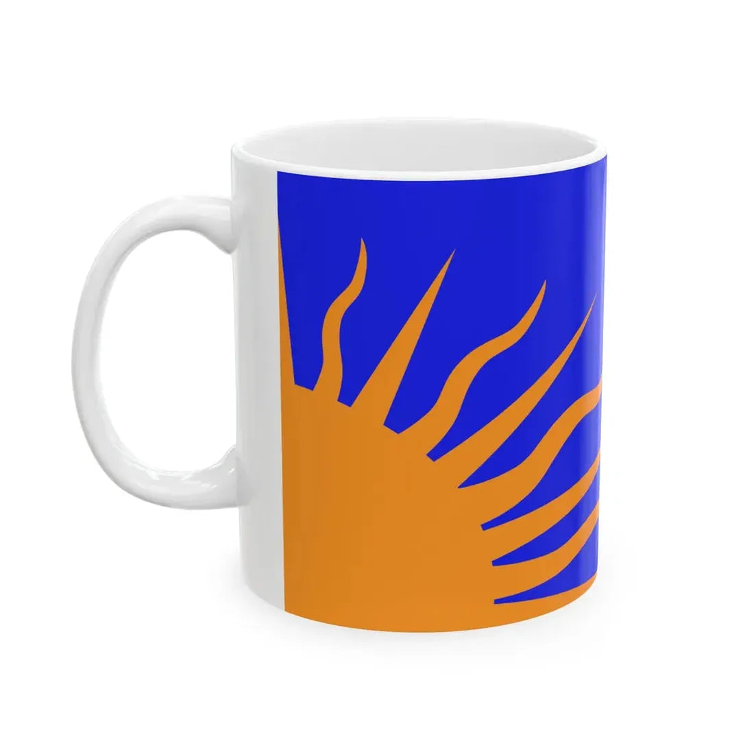 Sunburst Flag Variant (Ireland) White Coffee Mug - Go Mug Yourself