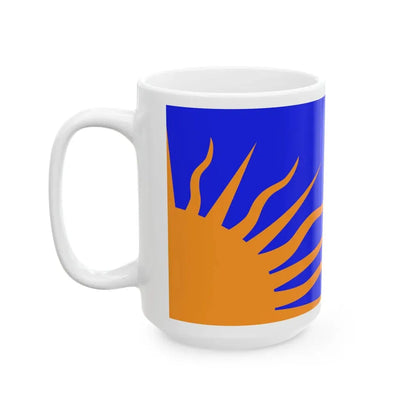 Sunburst Flag Variant (Ireland) White Coffee Mug - Go Mug Yourself