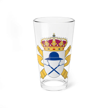 Sundsvalls luftvärnsregemente vapen (Sweden) (Coat of Arms) Pint Glass 16oz 16oz - Go Mug Yourself