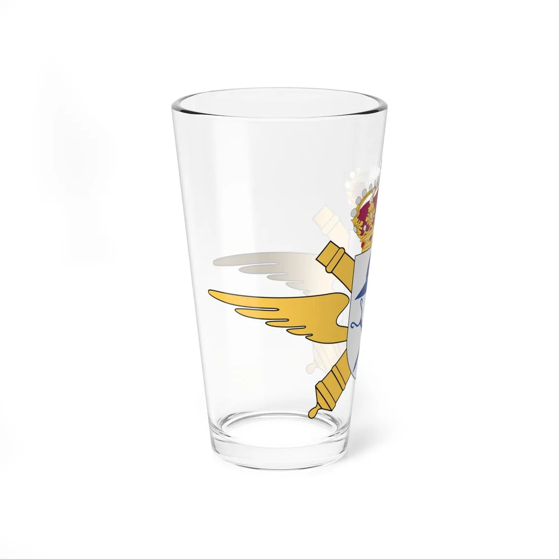 Sundsvalls luftvärnsregemente vapen (Sweden) (Coat of Arms) Pint Glass 16oz - Go Mug Yourself
