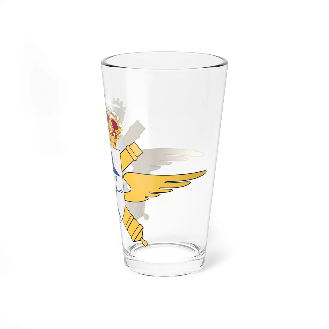 Sundsvalls luftvärnsregemente vapen (Sweden) (Coat of Arms) Pint Glass 16oz - Go Mug Yourself