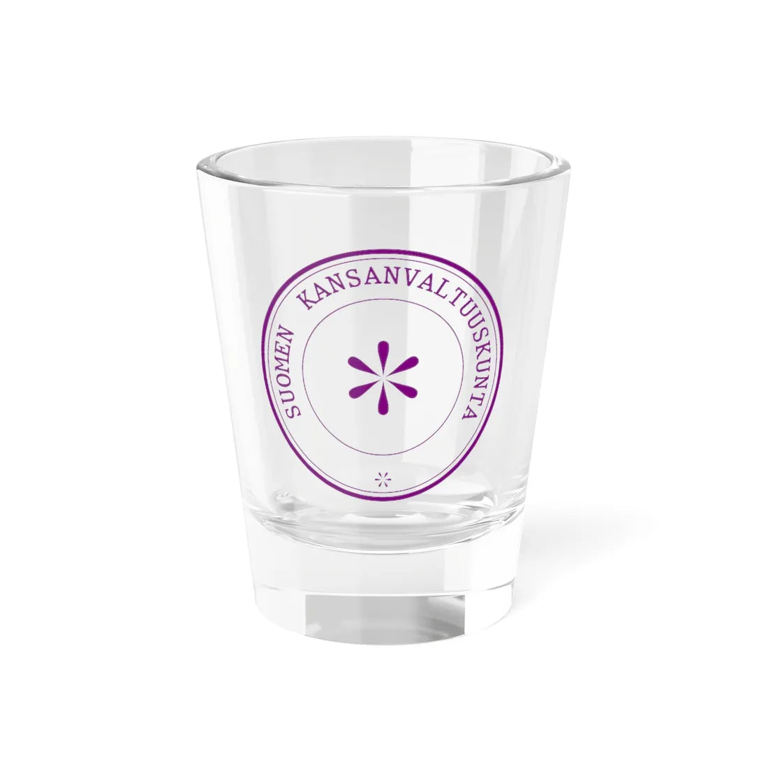 Suomen kansanvaltuuskunta seal 1918 (Finland) (Coat of Arms) Shot Glass 1.5oz 1.5oz - Go Mug Yourself