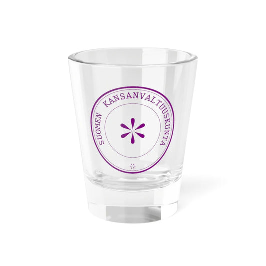 Suomen kansanvaltuuskunta seal 1918 (Finland) (Coat of Arms) Shot Glass 1.5oz 1.5oz - Go Mug Yourself