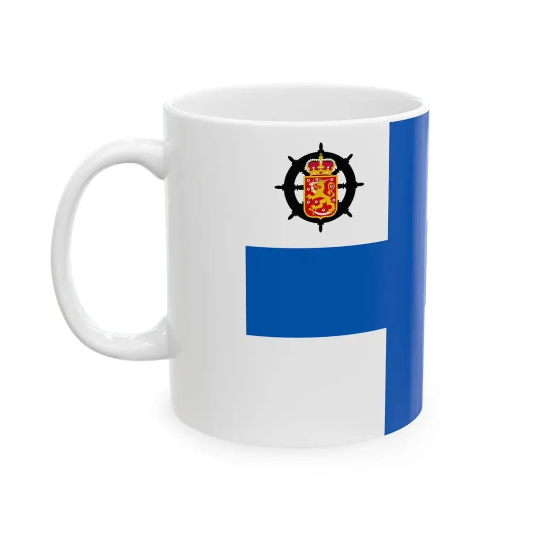 Suomen luotsilippu 1919-1920 (Finland) White Coffee Mug - Go Mug Yourself